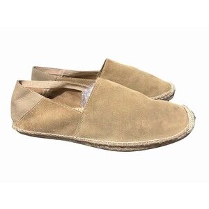 Todd Snyder Mens 11 Tan Suede Espadrille Slip On Made Spain Bohemian Boho Beach